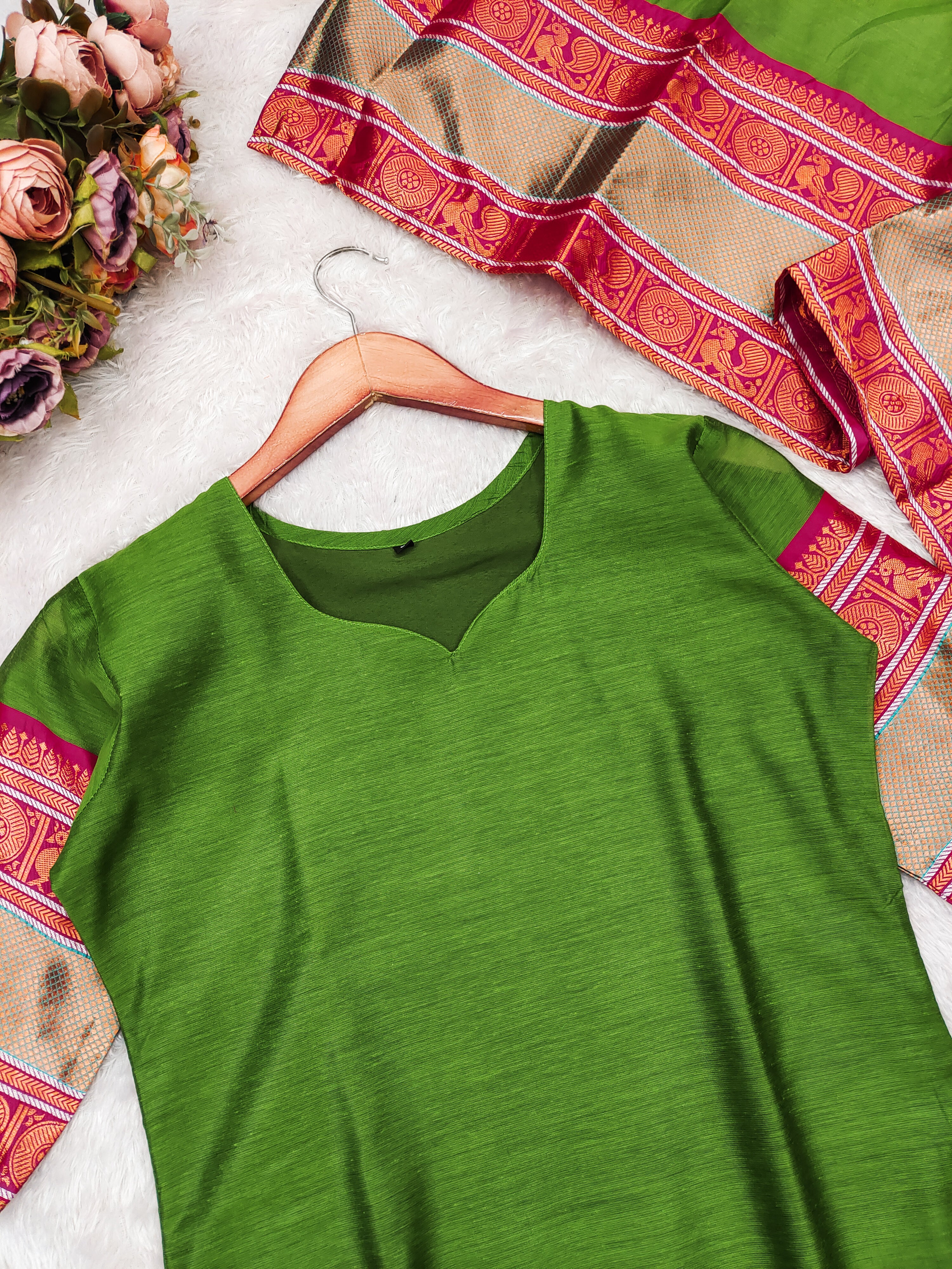 Pure Kanchi Cotton  Salwar Suit With Duppata For Women