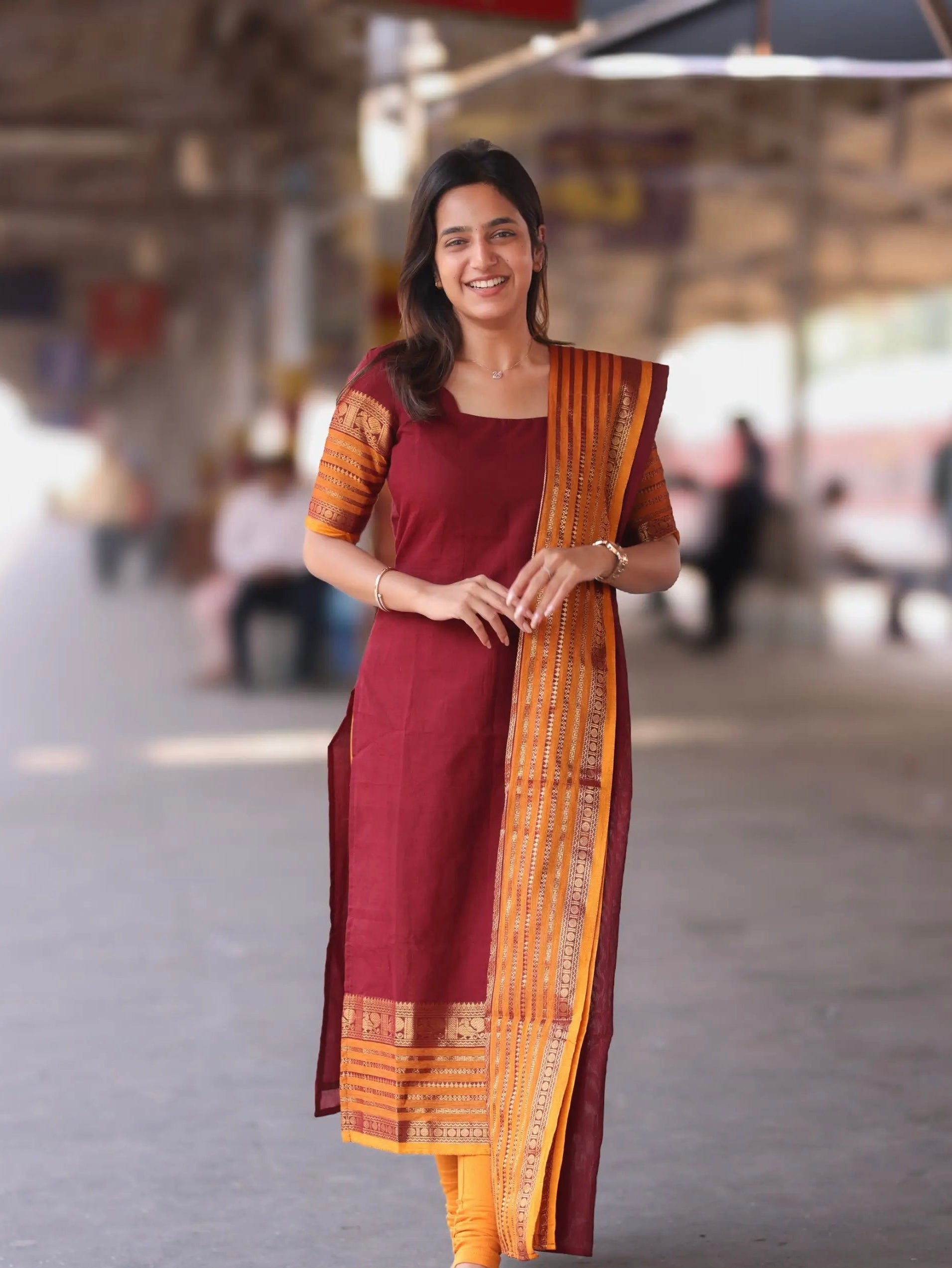 New Kanchi Cotton Salwar With Duppata For Women