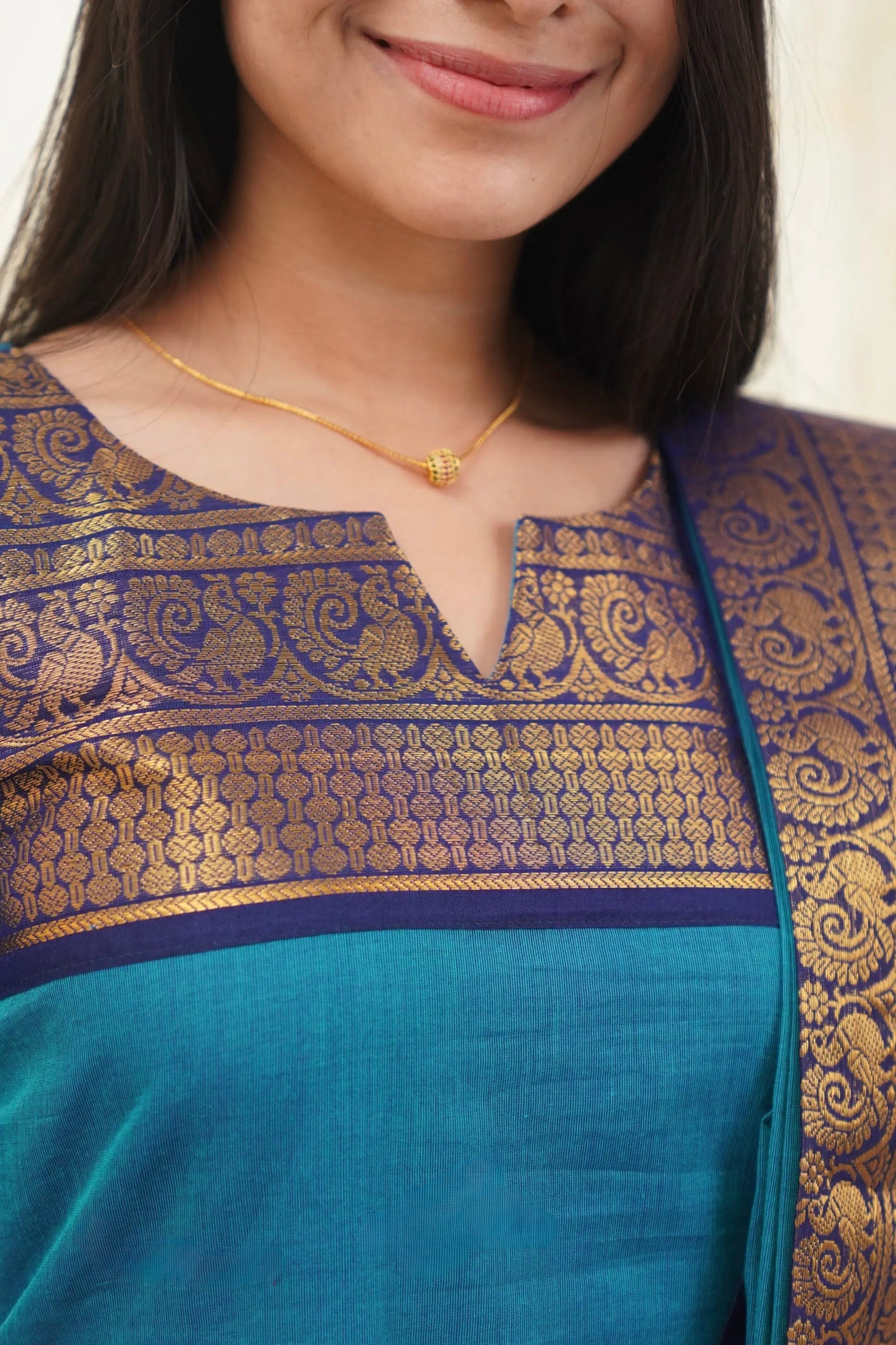 Kanchi Cotton Salwar Suit With Duppata For Women