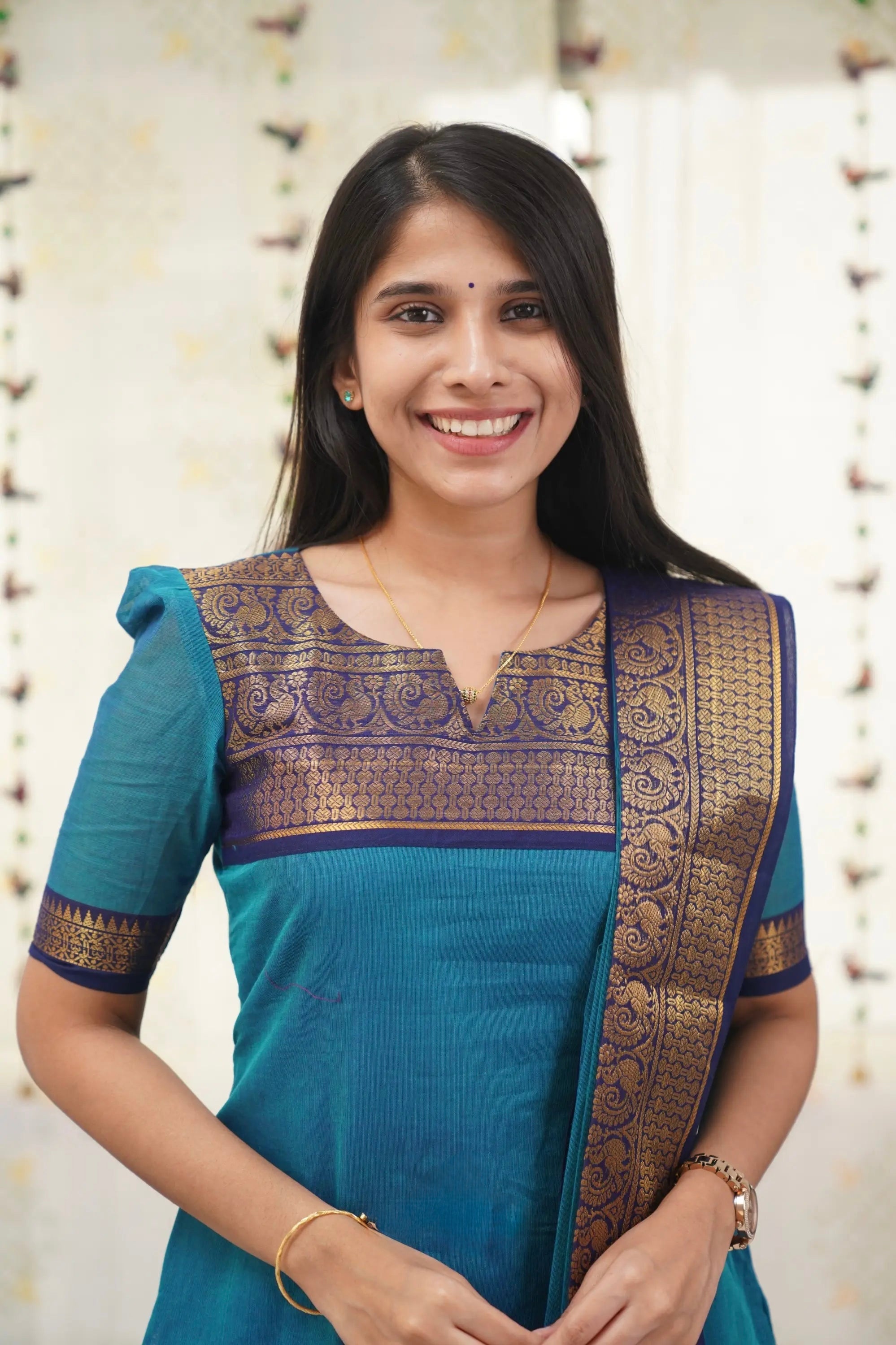 Kanchi Cotton Salwar Suit With Duppata For Women