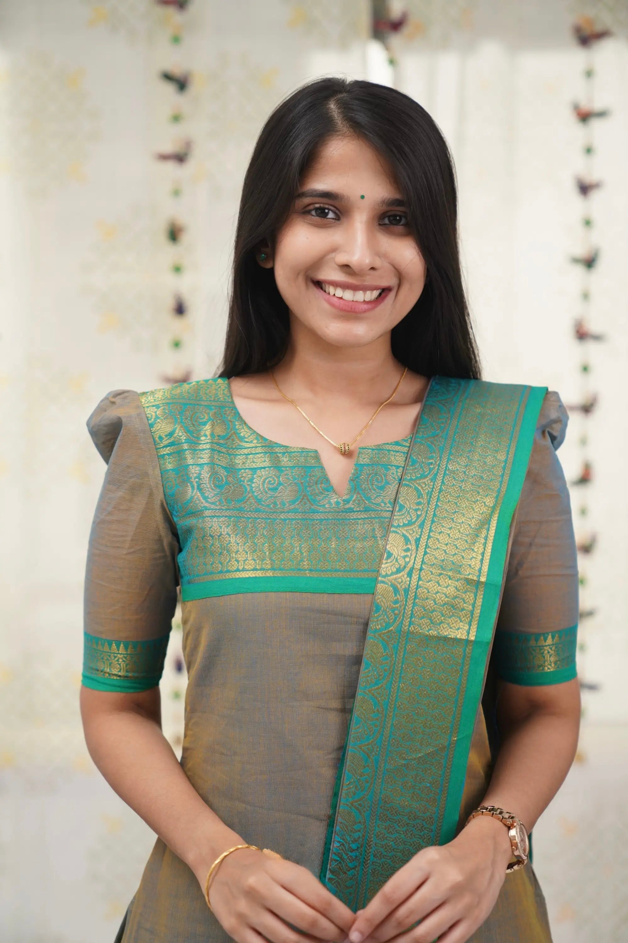 Kanchi Cotton Salwar Suit With Duppata For Women