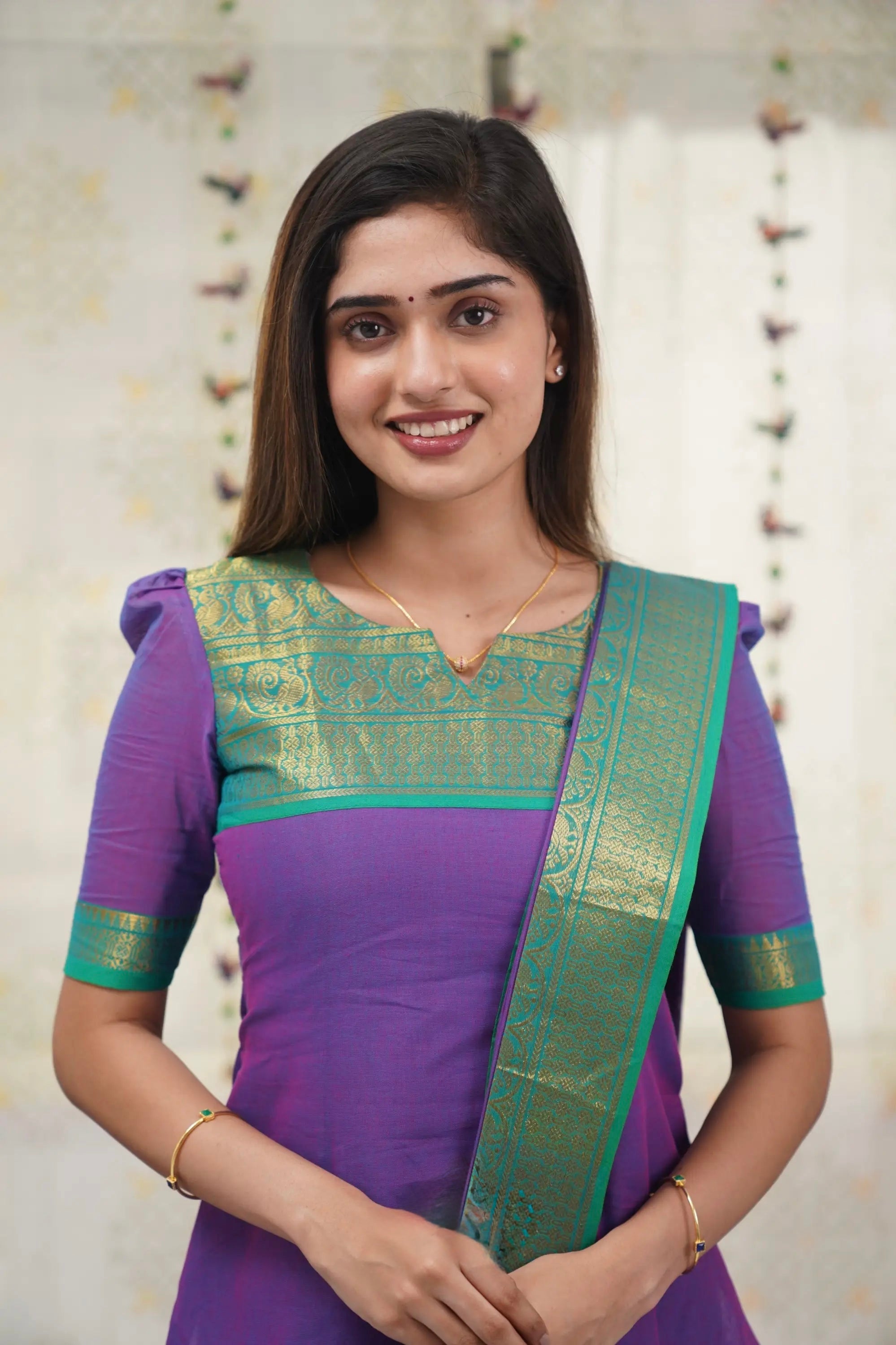 Kanchi Cotton Salwar Suit With Duppata For Women