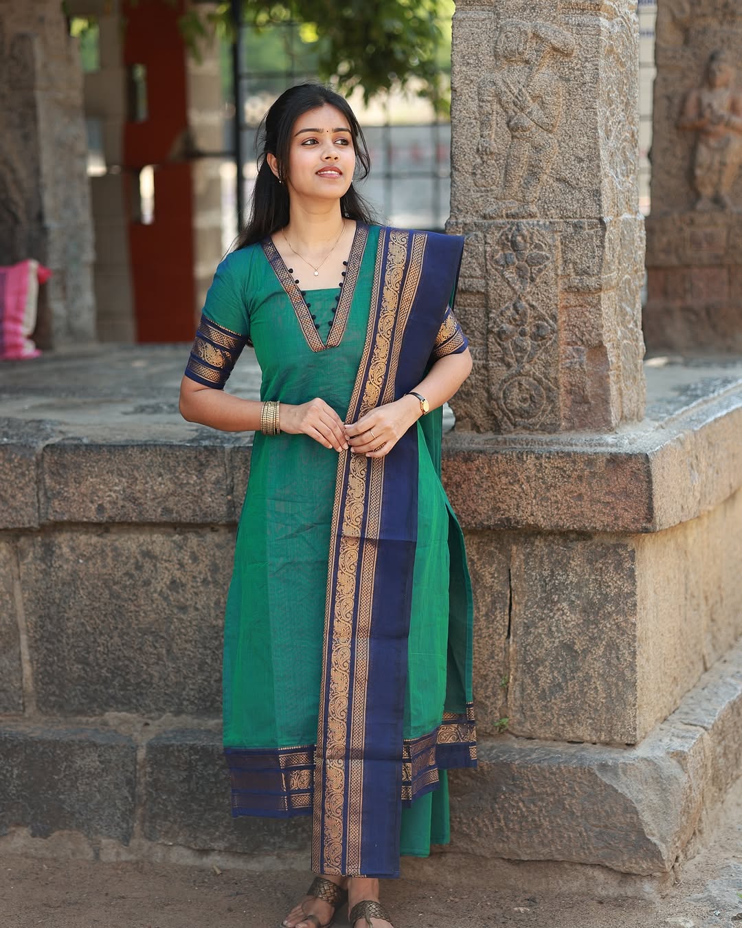 Introducing New Pure Kanchi Cotton Trendy Kurta Dupatta Set