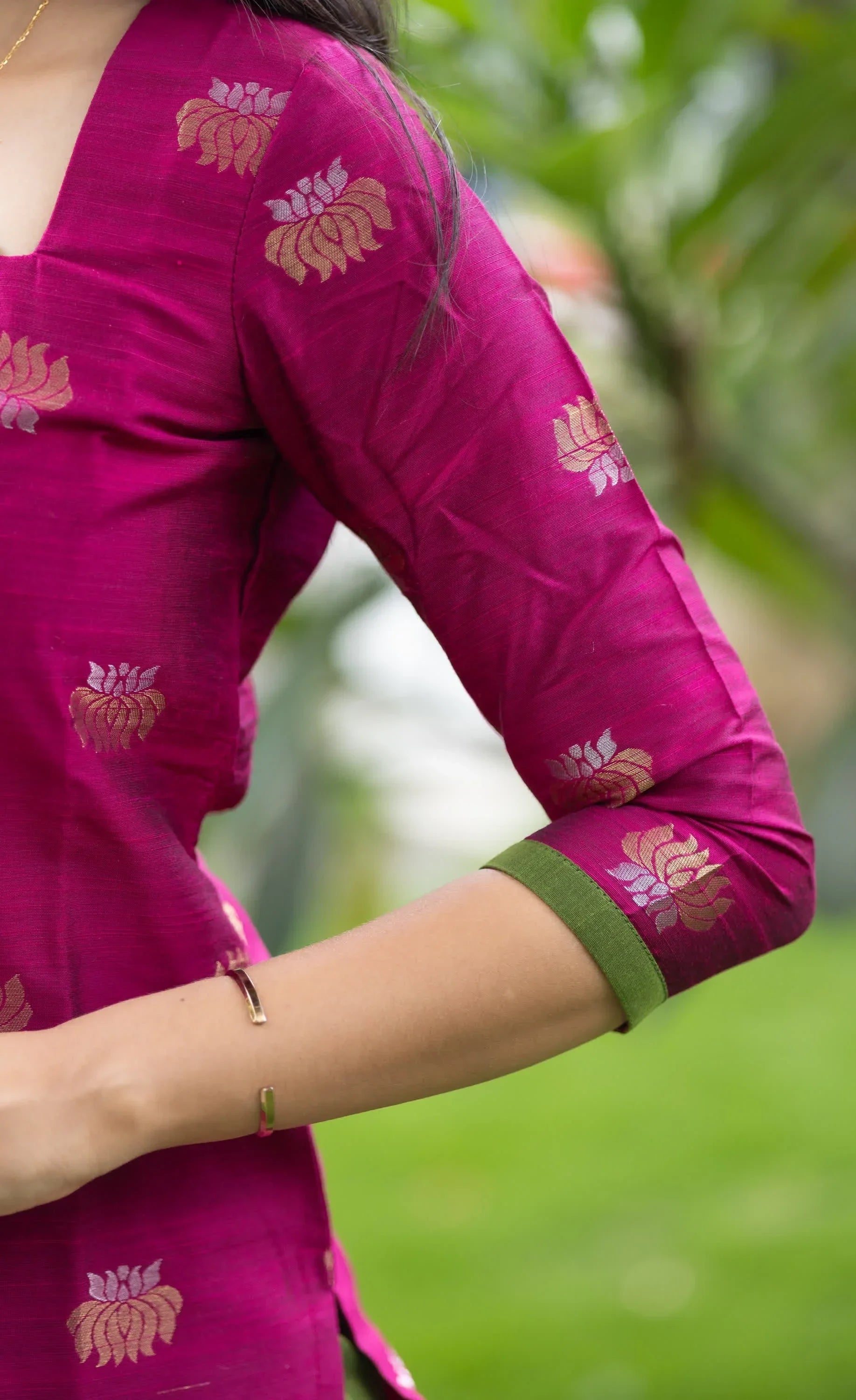 Women Ethnic Motifs Regular Kurta with Trousers & With Dupatta